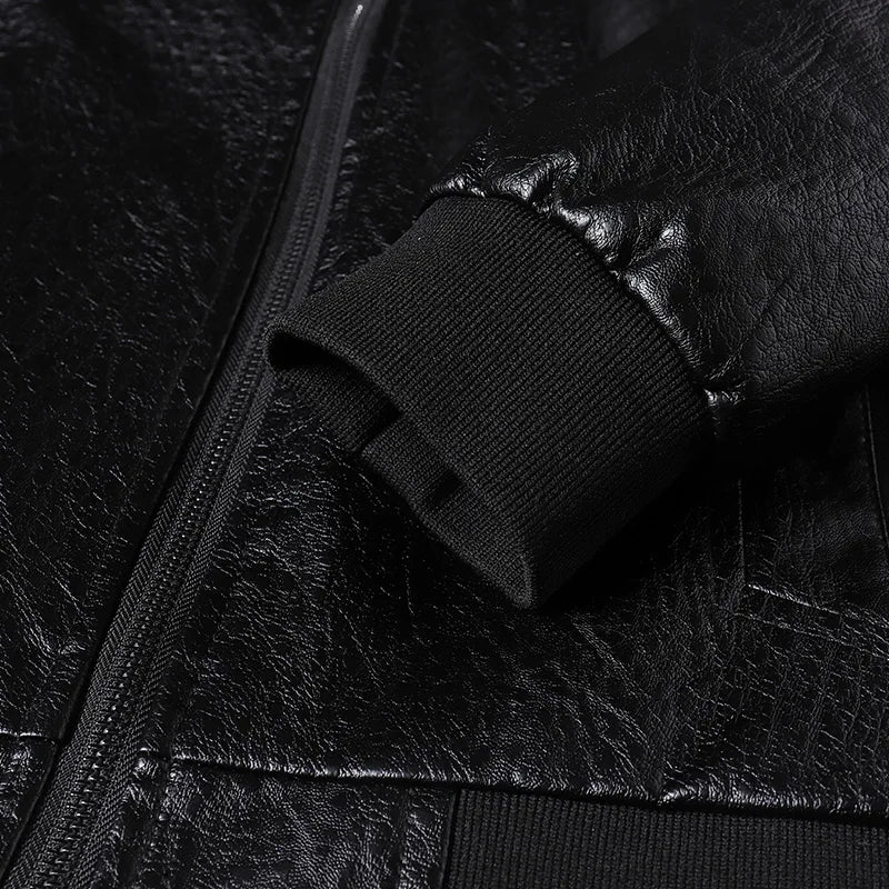 Maverick™ - Collared Leather Jacket