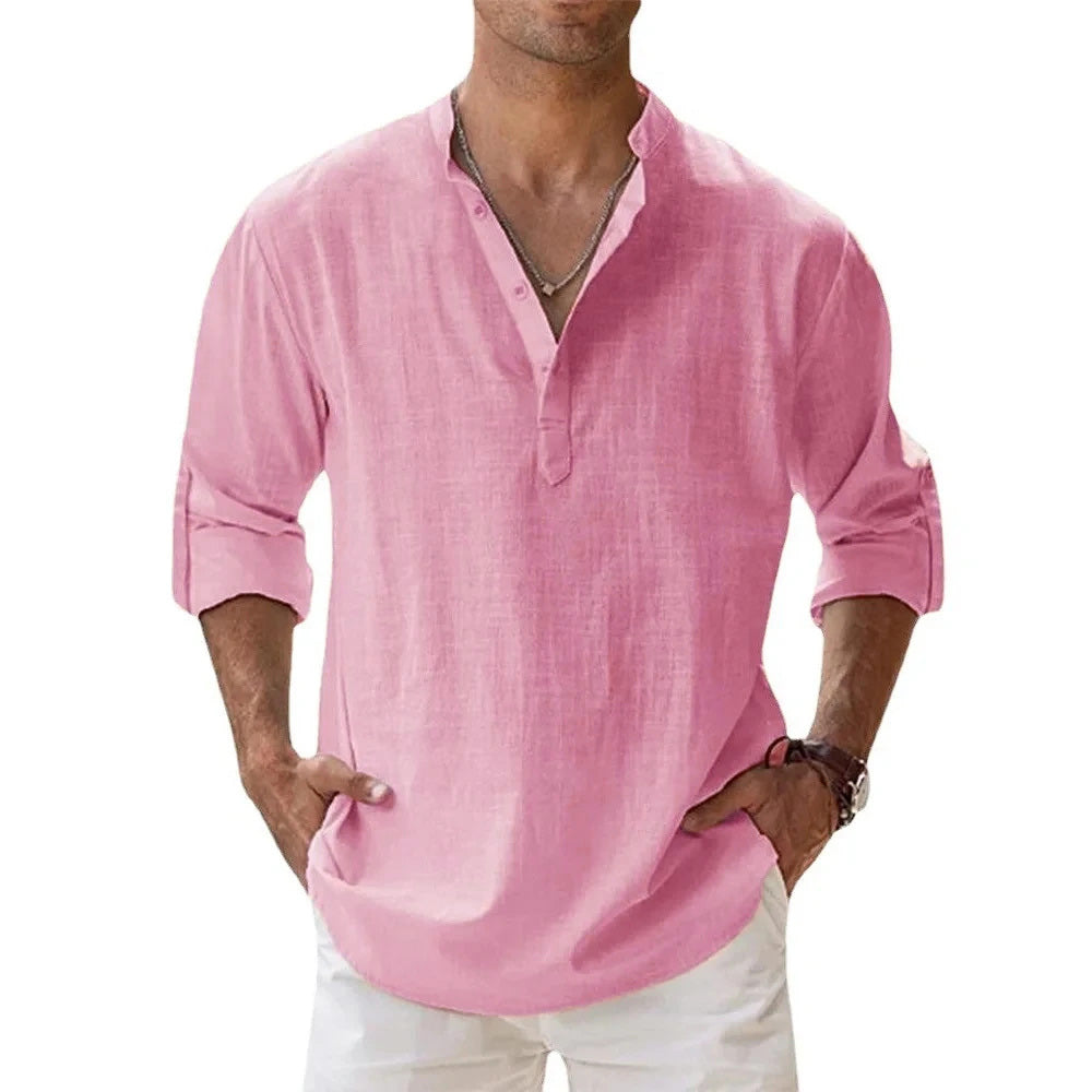 Pure Linen Henley