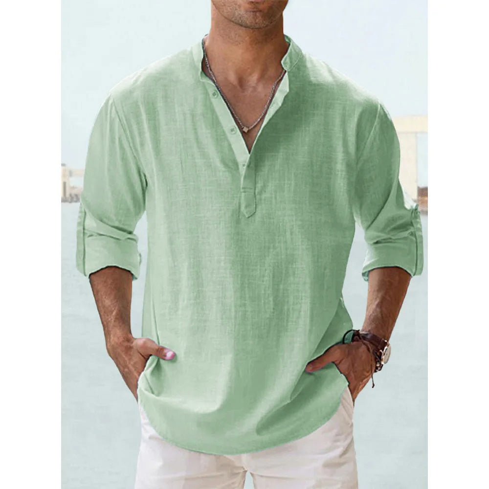 Pure Linen Henley